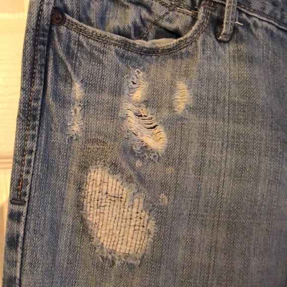 Vintage Abercrombie Ripped Distressed Light washed Jeans - Picture 2 of 12